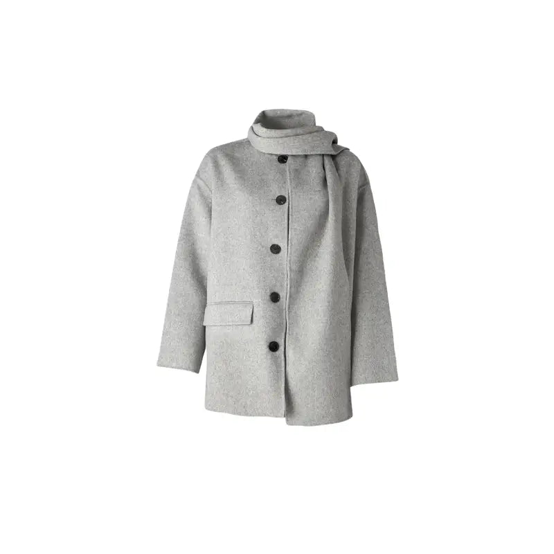 Jacke mit Schal