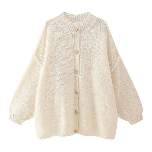 Cardigan mit goldenen Knöpfen