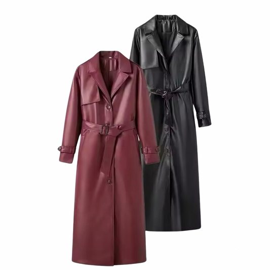 Kunstledertrenchcoat Saskia