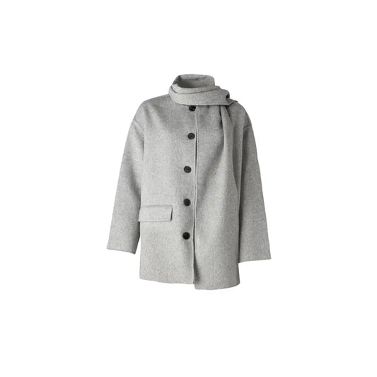Jacke mit Schal